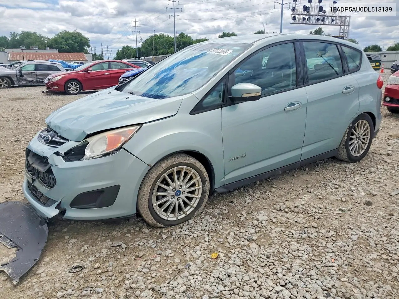 2013 Ford C-Max Se VIN: 1FADP5AU0DL513139 Lot: 57223806