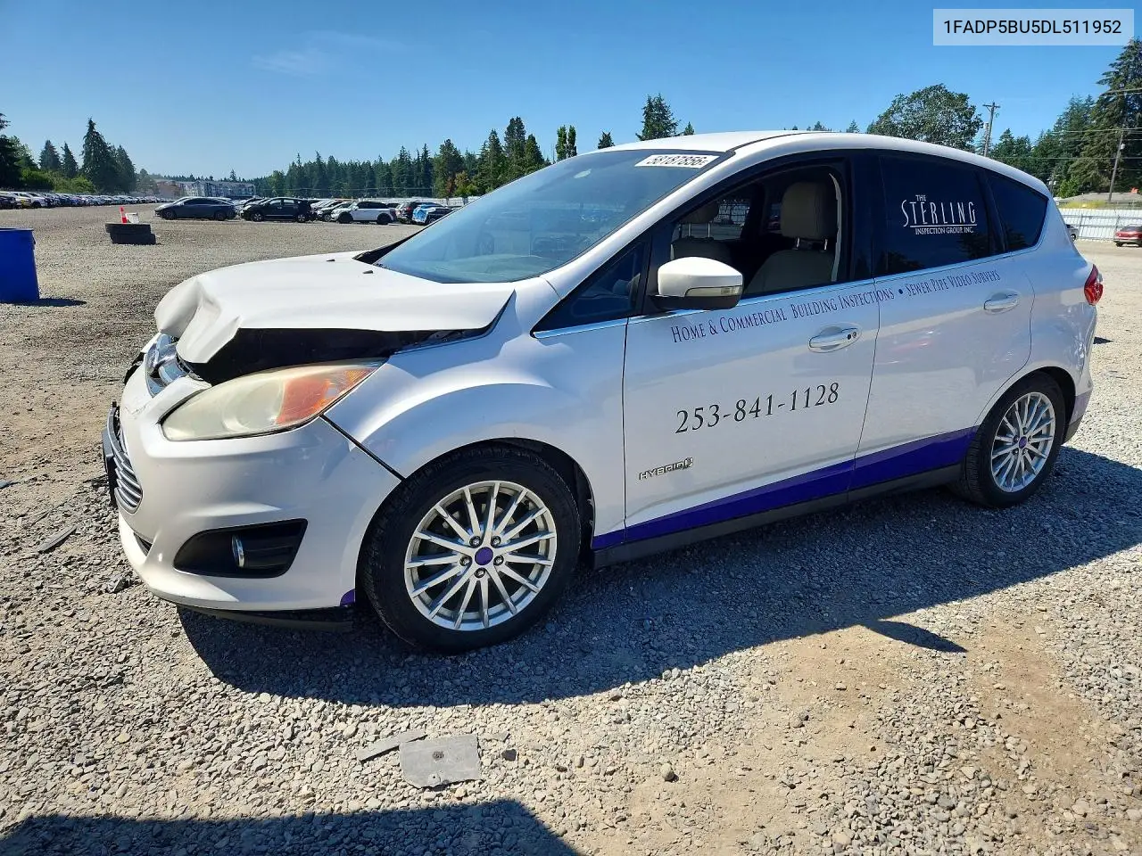 2013 Ford C-Max Sel VIN: 1FADP5BU5DL511952 Lot: 58187856