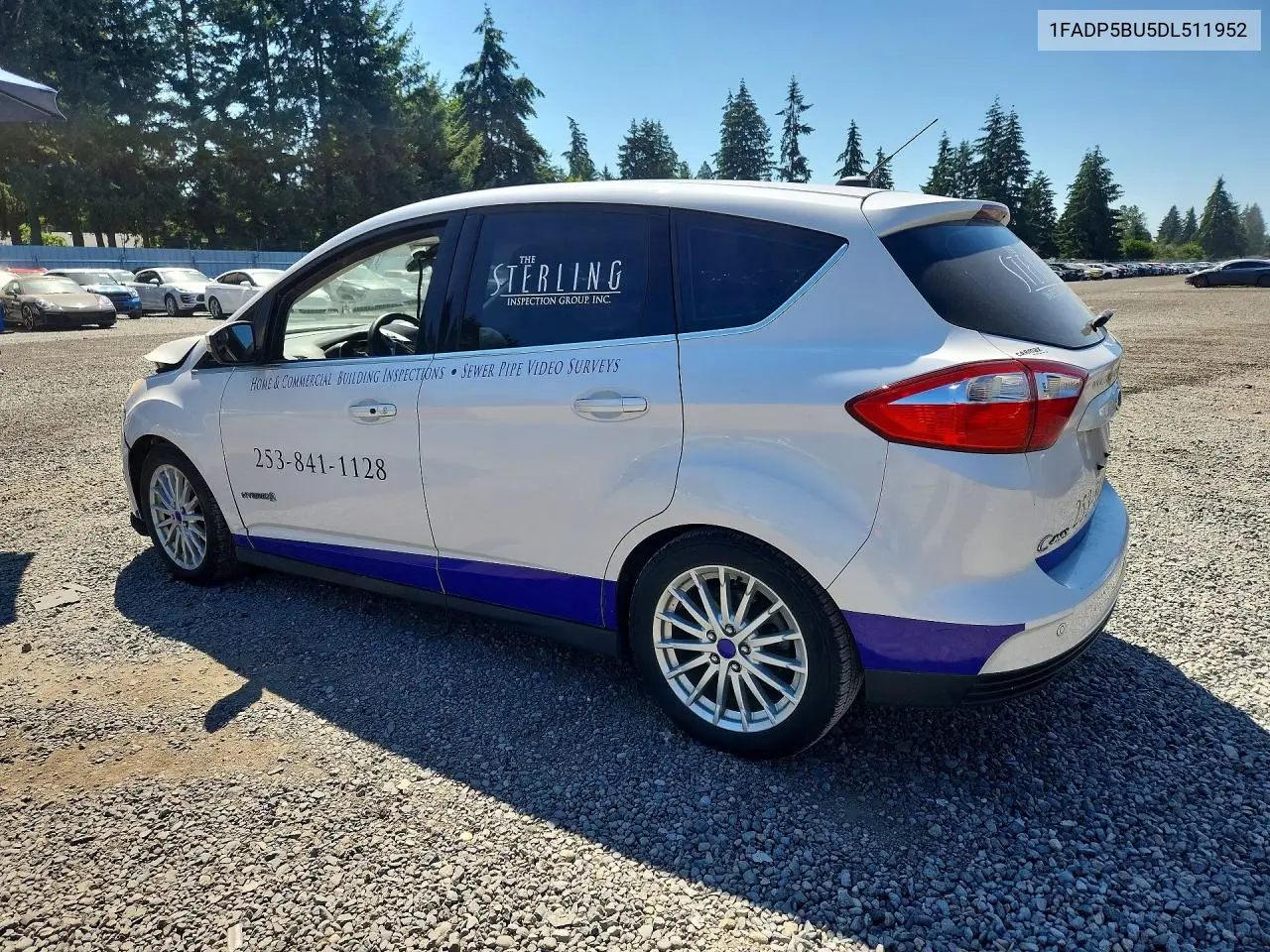 2013 Ford C-Max Sel VIN: 1FADP5BU5DL511952 Lot: 58187856