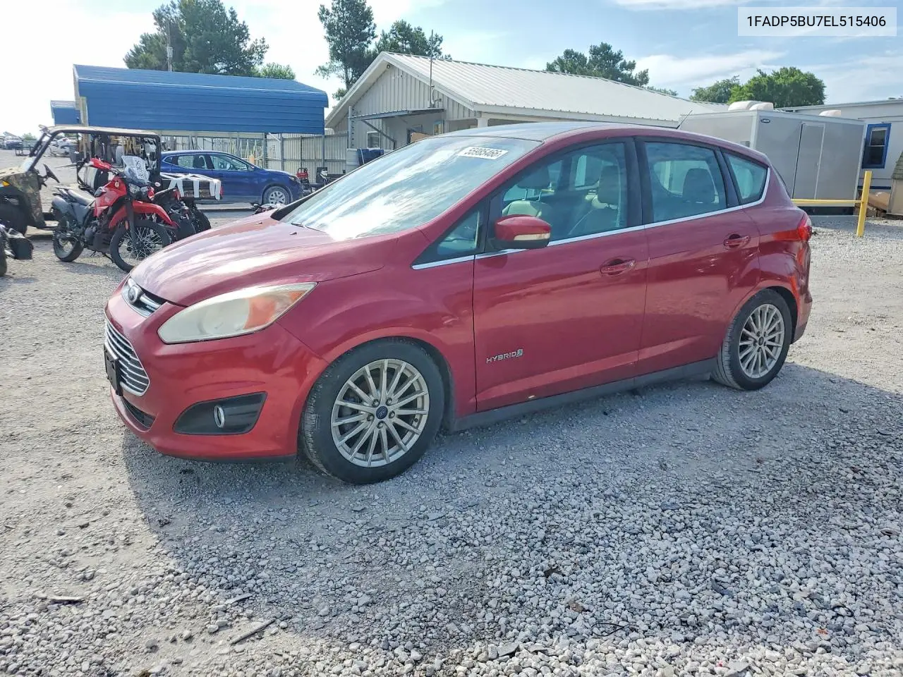 2014 Ford C-Max Sel VIN: 1FADP5BU7EL515406 Lot: 55985466