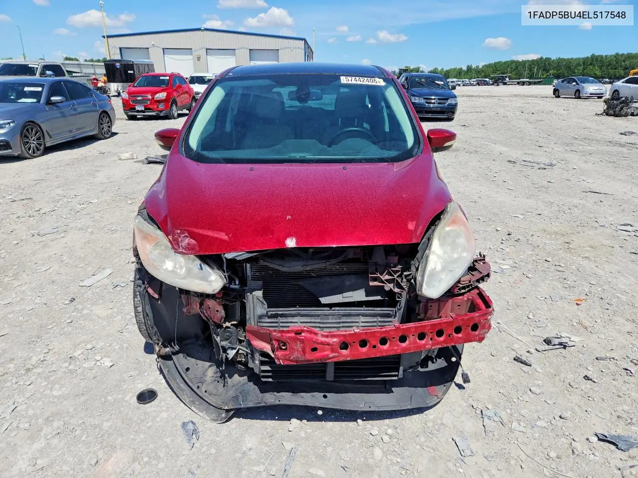 2014 Ford C-Max Sel VIN: 1FADP5BU4EL517548 Lot: 57442406