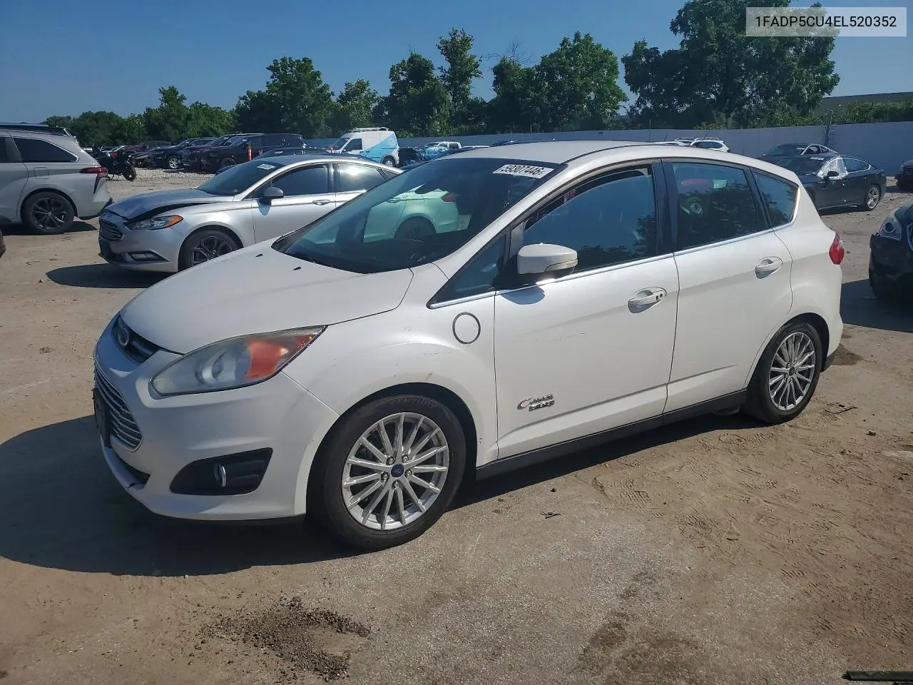 2014 Ford C-Max Premium VIN: 1FADP5CU4EL520352 Lot: 59307446