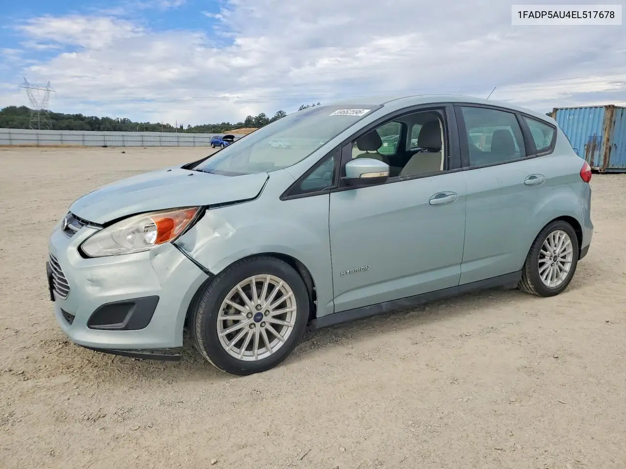 2014 Ford C-Max Se VIN: 1FADP5AU4EL517678 Lot: 59662596