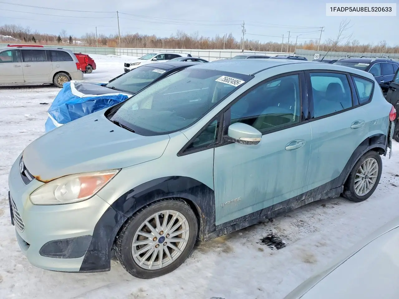 2014 Ford C-Max Se VIN: 1FADP5AU8EL520633 Lot: 59670916