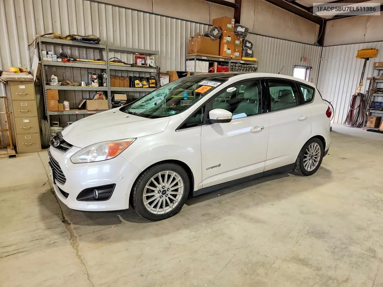2014 Ford C-Max Sel VIN: 1FADP5BU7EL511386 Lot: 60821156