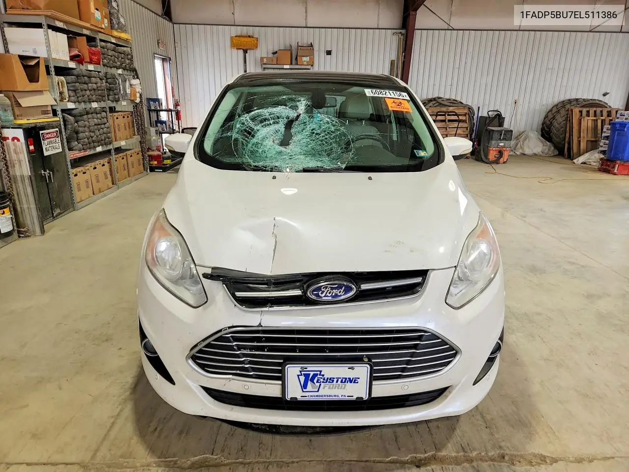 2014 Ford C-Max Sel VIN: 1FADP5BU7EL511386 Lot: 60821156