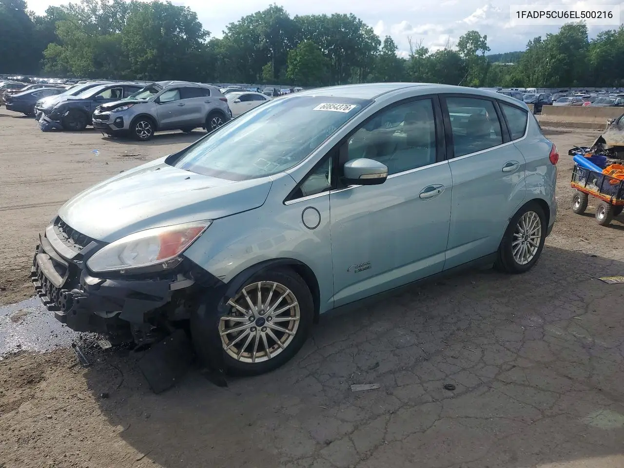 2014 Ford C-Max Premium VIN: 1FADP5CU6EL500216 Lot: 60854376