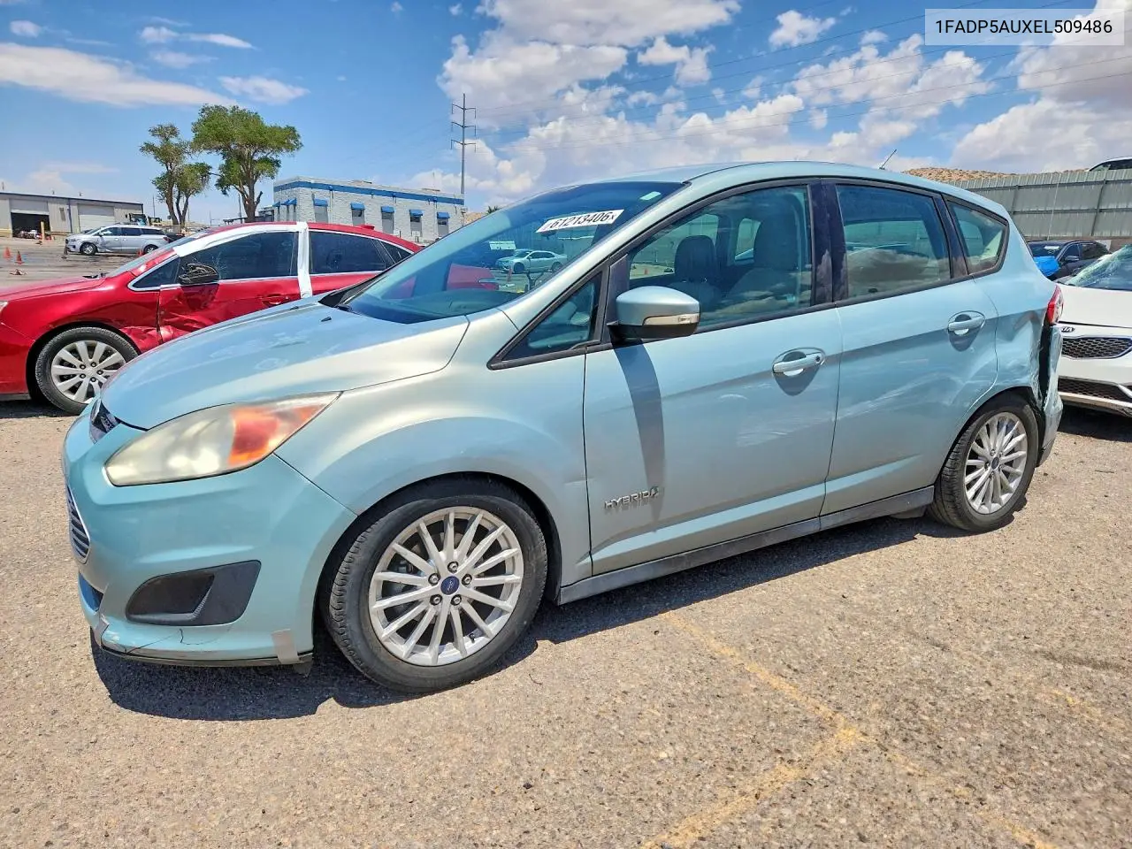 2014 Ford C-Max Se VIN: 1FADP5AUXEL509486 Lot: 61213406