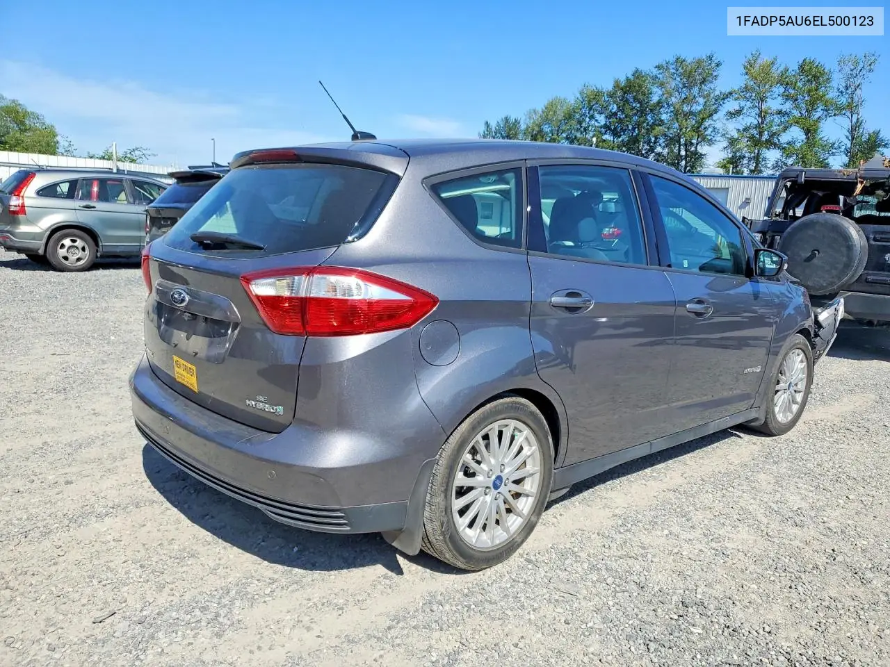 2014 Ford C-Max Se VIN: 1FADP5AU6EL500123 Lot: 61415206