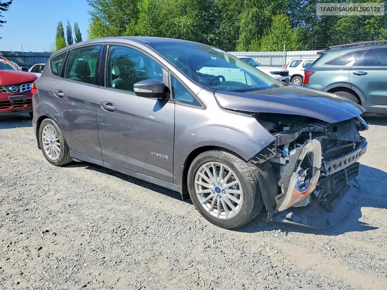2014 Ford C-Max Se VIN: 1FADP5AU6EL500123 Lot: 61415206