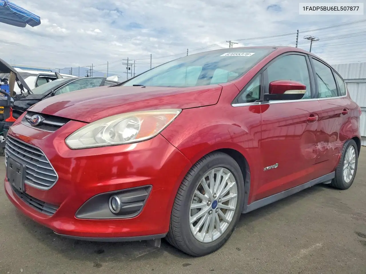 2014 Ford C-Max Sel VIN: 1FADP5BU6EL507877 Lot: 62055376