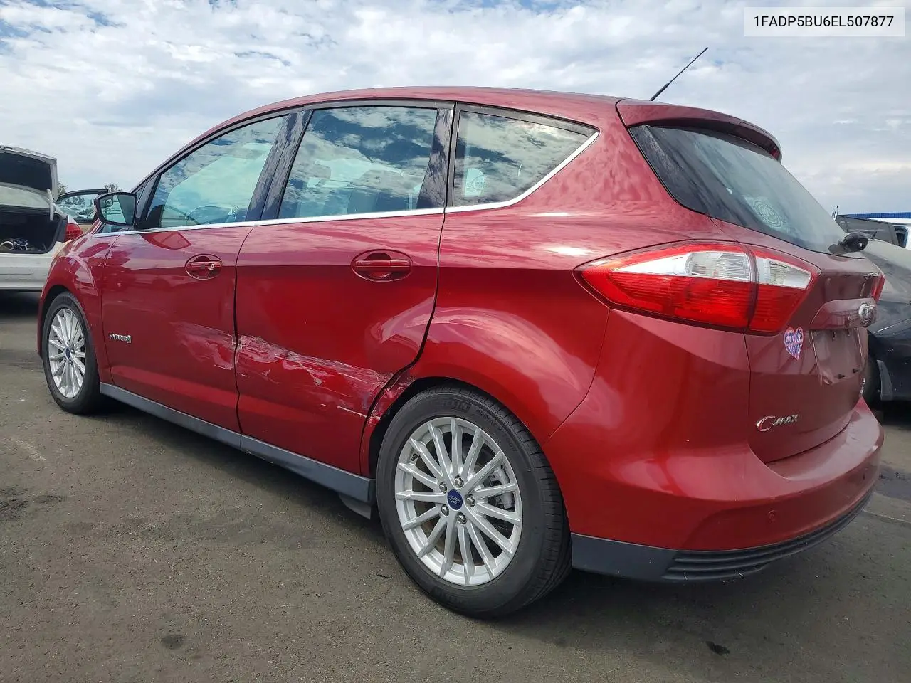 2014 Ford C-Max Sel VIN: 1FADP5BU6EL507877 Lot: 62055376