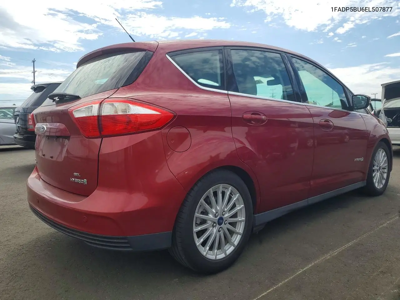 2014 Ford C-Max Sel VIN: 1FADP5BU6EL507877 Lot: 62055376