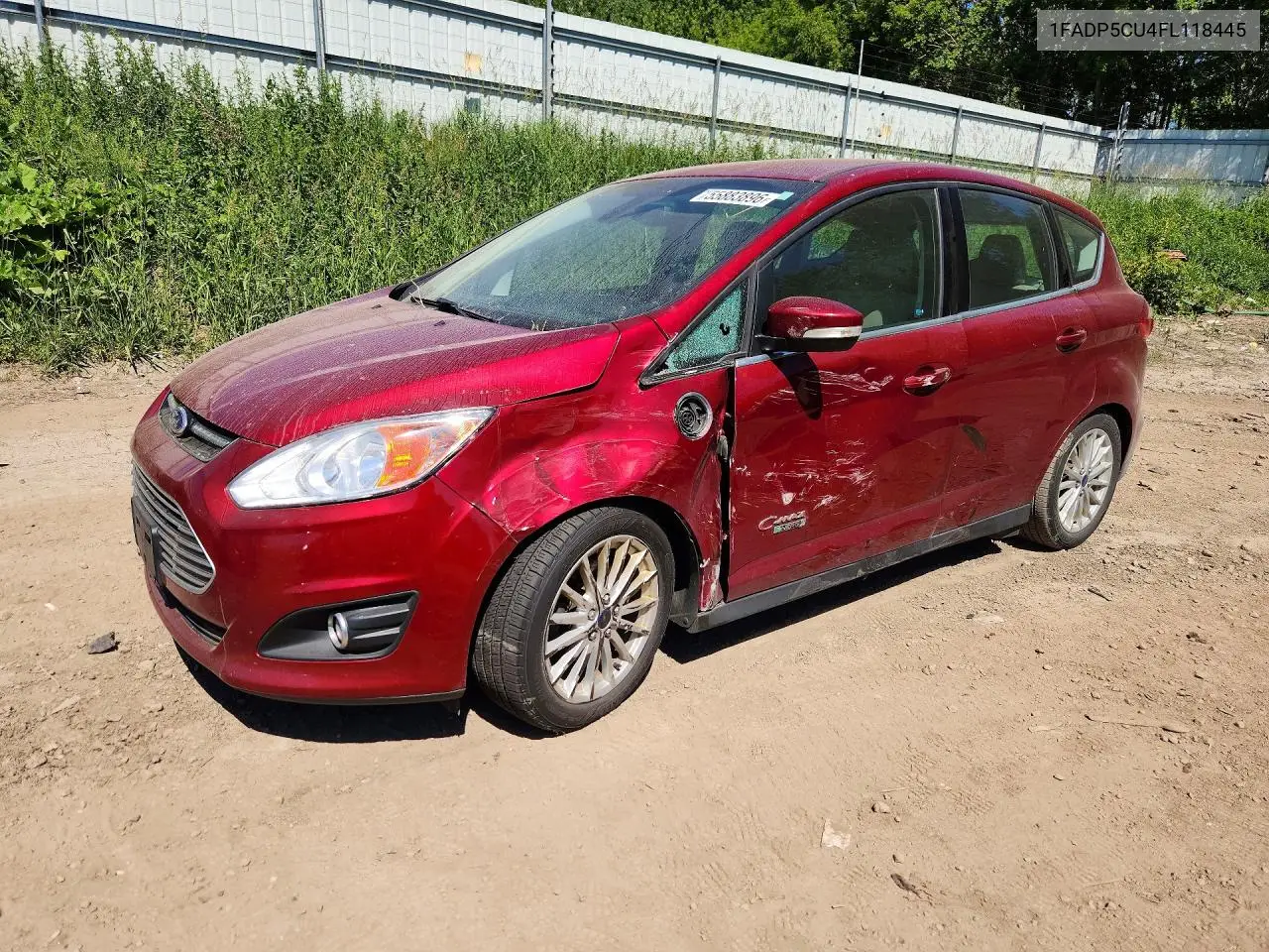 2015 Ford C-Max Premium Sel VIN: 1FADP5CU4FL118445 Lot: 55883896