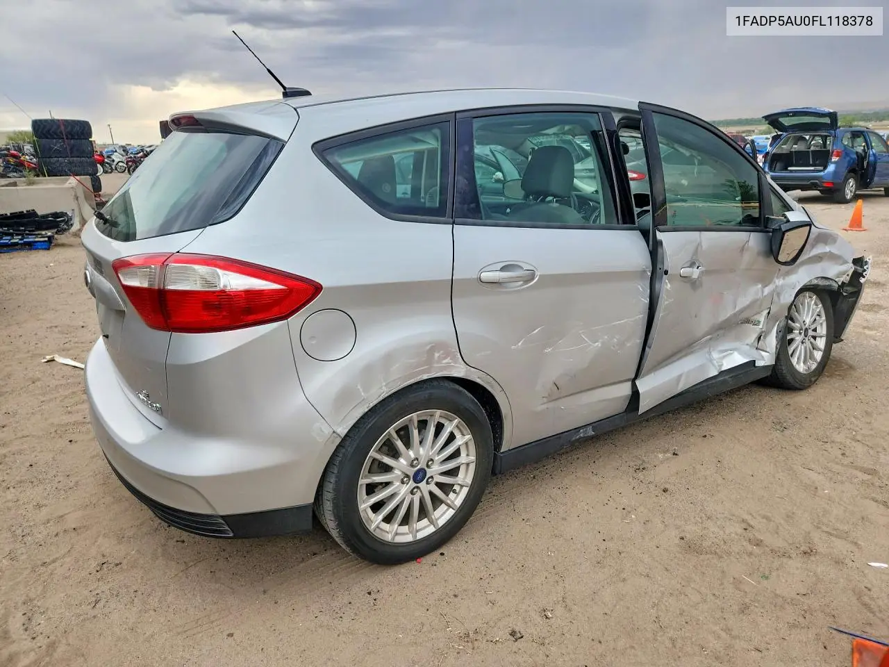2015 Ford C-Max Se VIN: 1FADP5AU0FL118378 Lot: 56503376