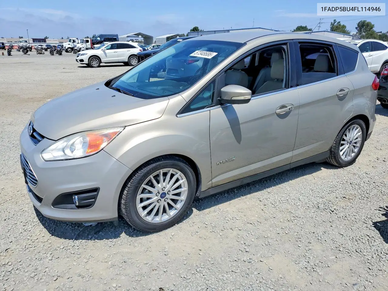 2015 Ford C-Max Sel VIN: 1FADP5BU4FL114946 Lot: 57348686