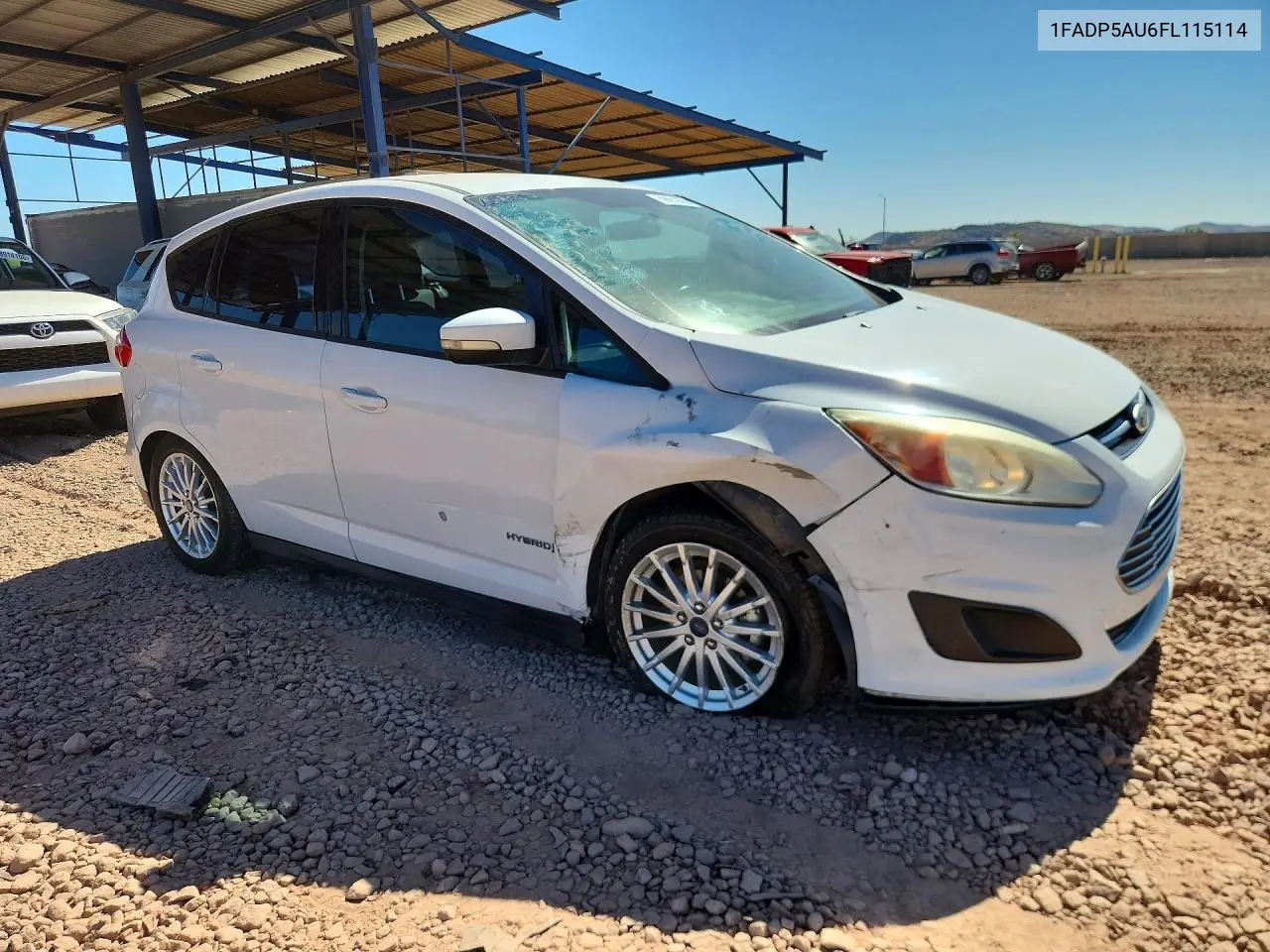 2015 Ford C-Max Se VIN: 1FADP5AU6FL115114 Lot: 59891896