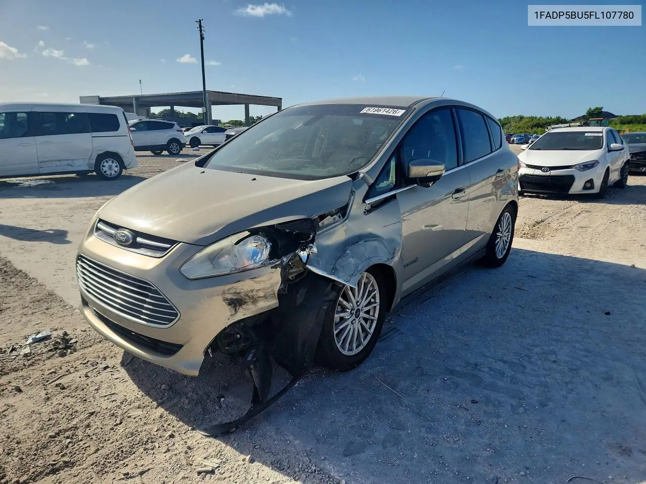 2015 Ford C-Max Sel VIN: 1FADP5BU5FL107780 Lot: 61961426