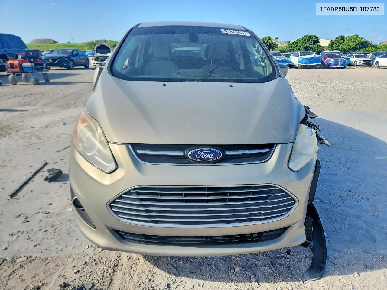 2015 Ford C-Max Sel VIN: 1FADP5BU5FL107780 Lot: 61961426