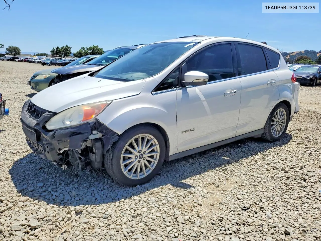 2016 Ford C-Max Sel VIN: 1FADP5BU3GL113739 Lot: 55864206