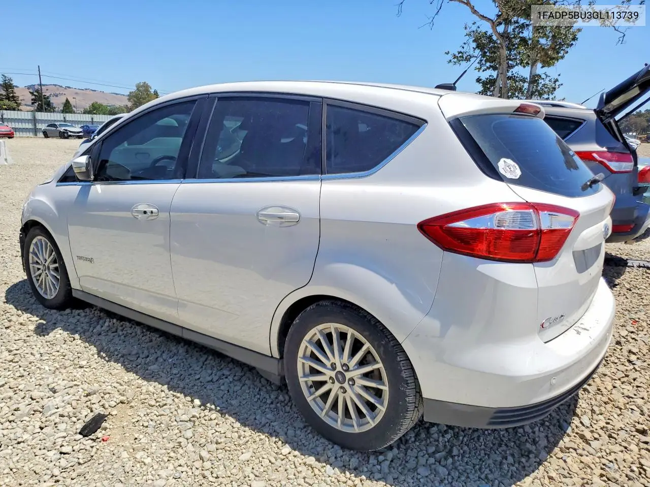 2016 Ford C-Max Sel VIN: 1FADP5BU3GL113739 Lot: 55864206