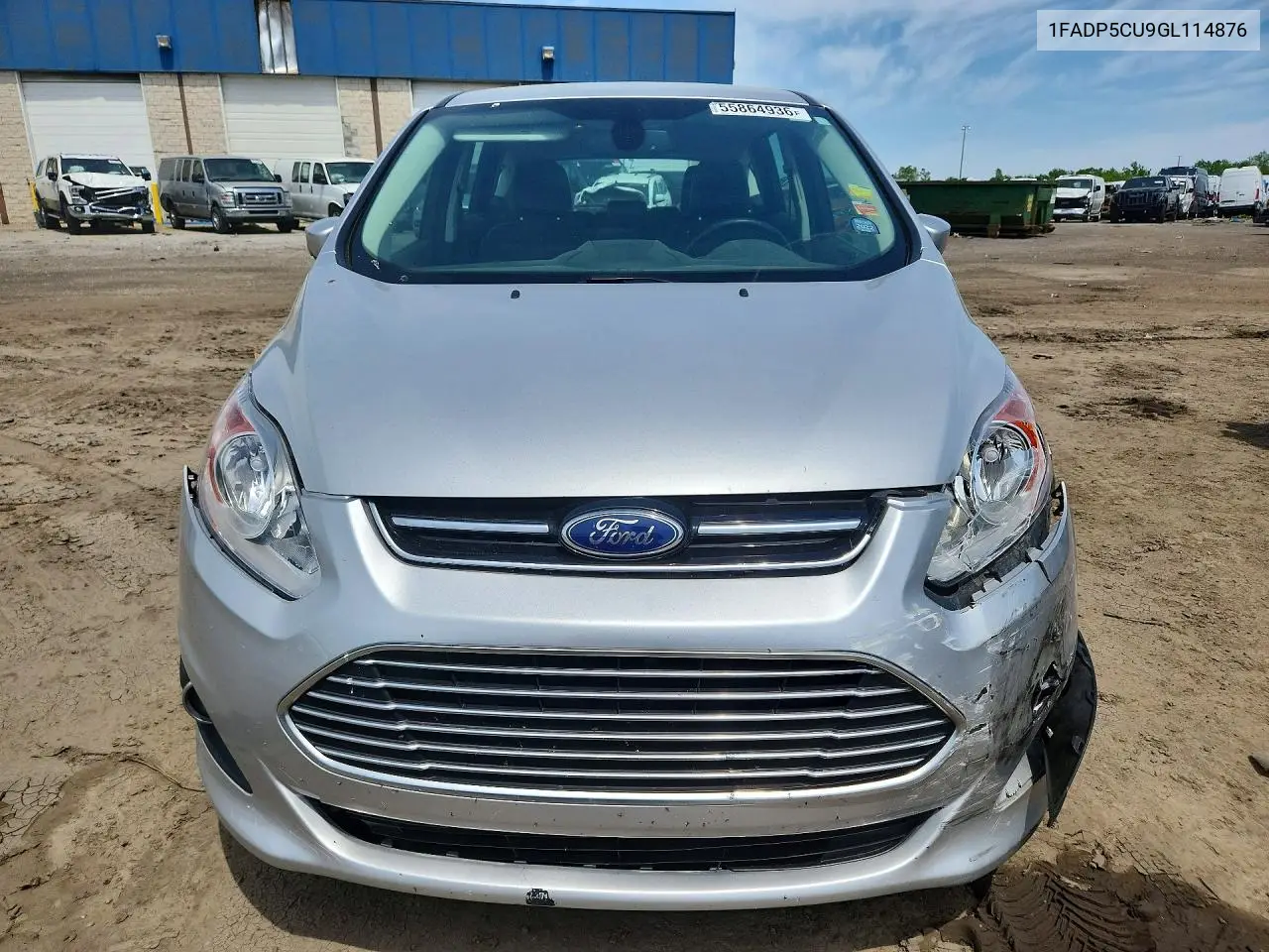 2016 Ford C-Max Premium Sel VIN: 1FADP5CU9GL114876 Lot: 55864936