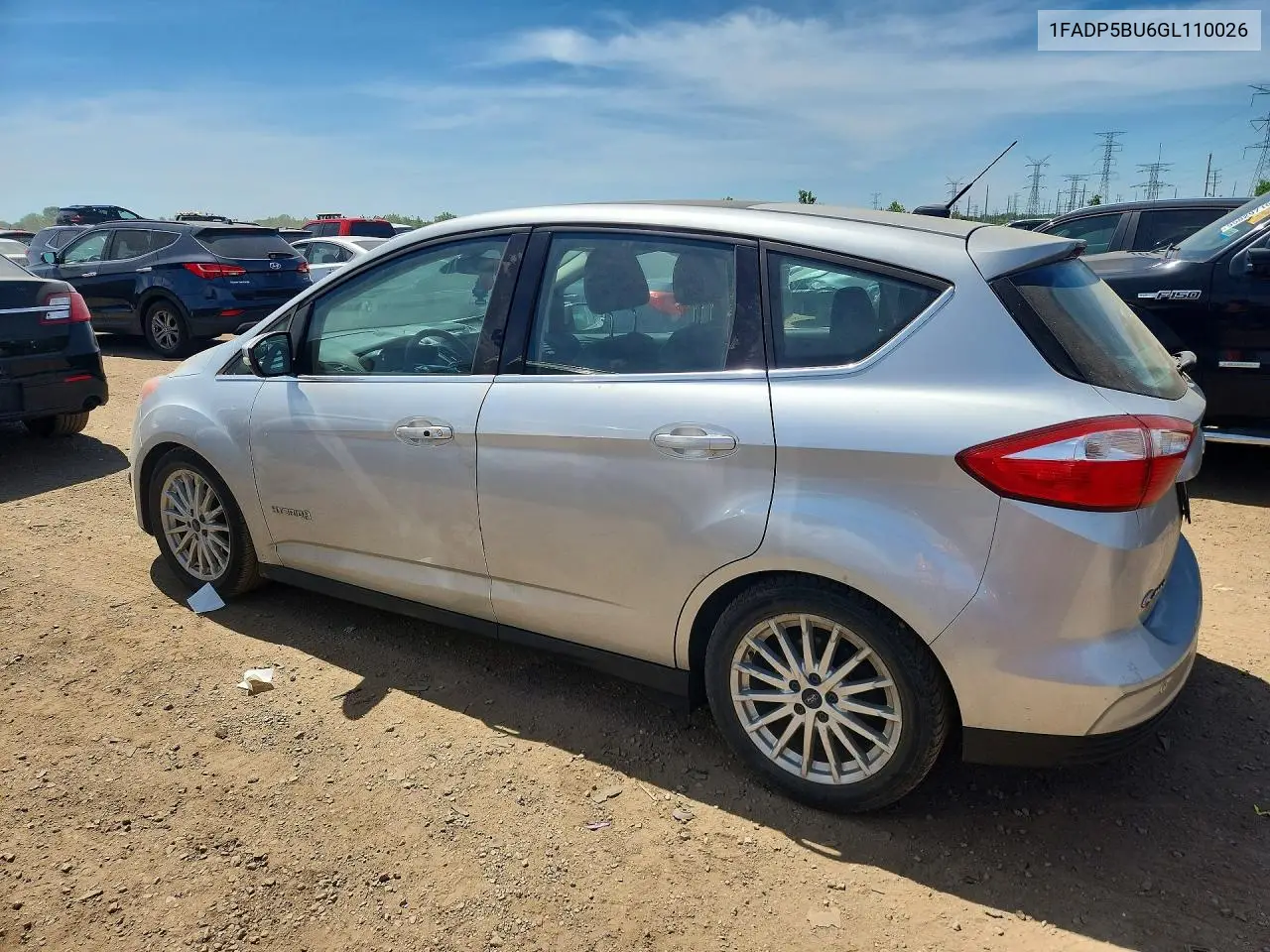 2016 Ford C-Max Sel VIN: 1FADP5BU6GL110026 Lot: 55921626