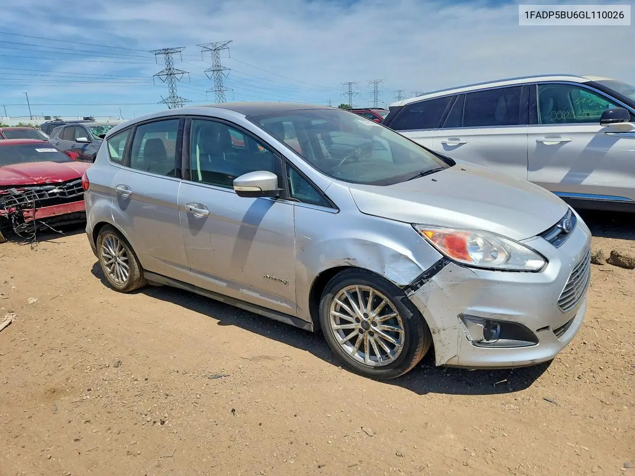 2016 Ford C-Max Sel VIN: 1FADP5BU6GL110026 Lot: 55921626