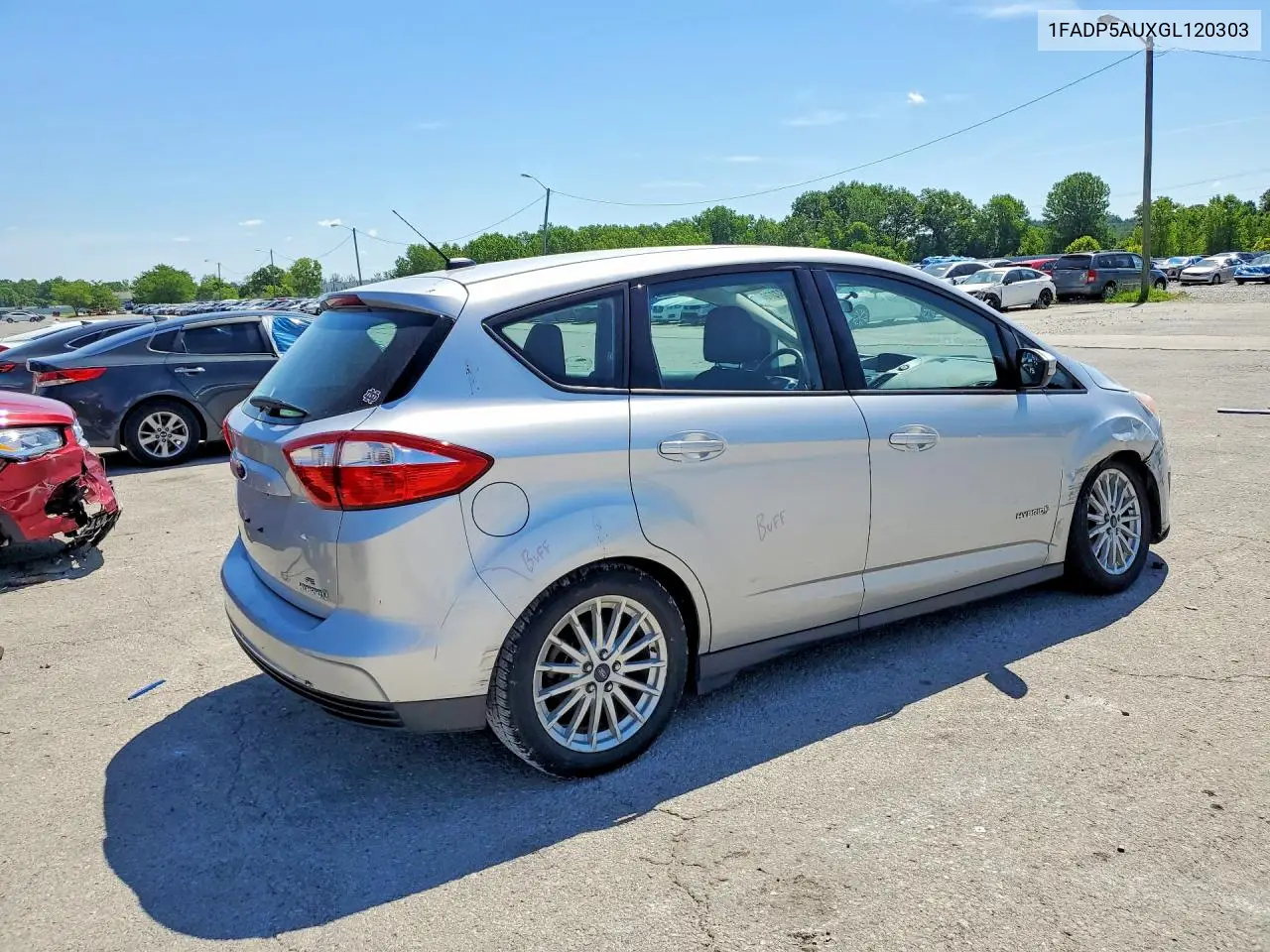 2016 Ford C-Max Se VIN: 1FADP5AUXGL120303 Lot: 56037376