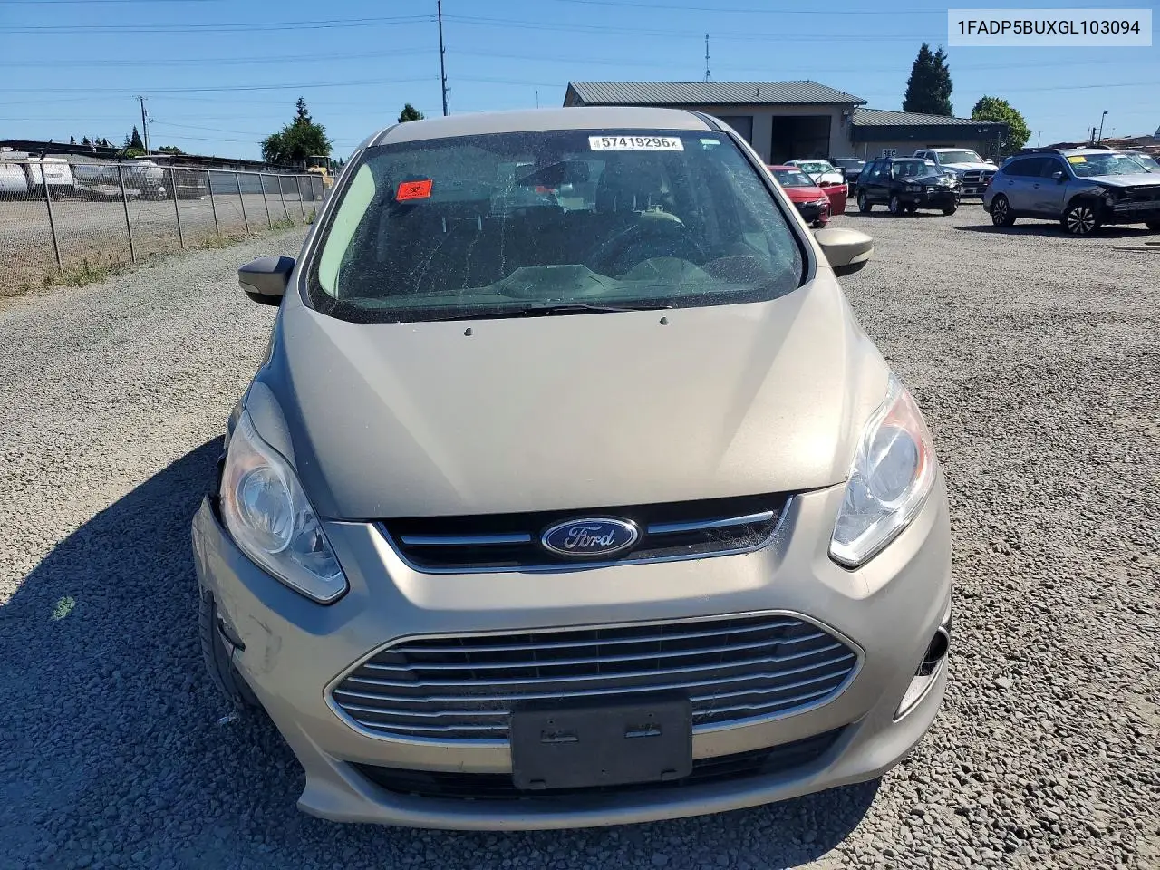 2016 Ford C-Max Sel VIN: 1FADP5BUXGL103094 Lot: 57419296
