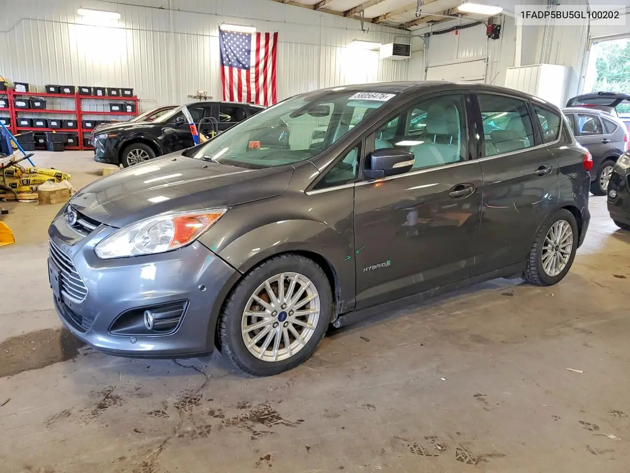 2016 Ford C-Max Sel VIN: 1FADP5BU5GL100202 Lot: 58056476