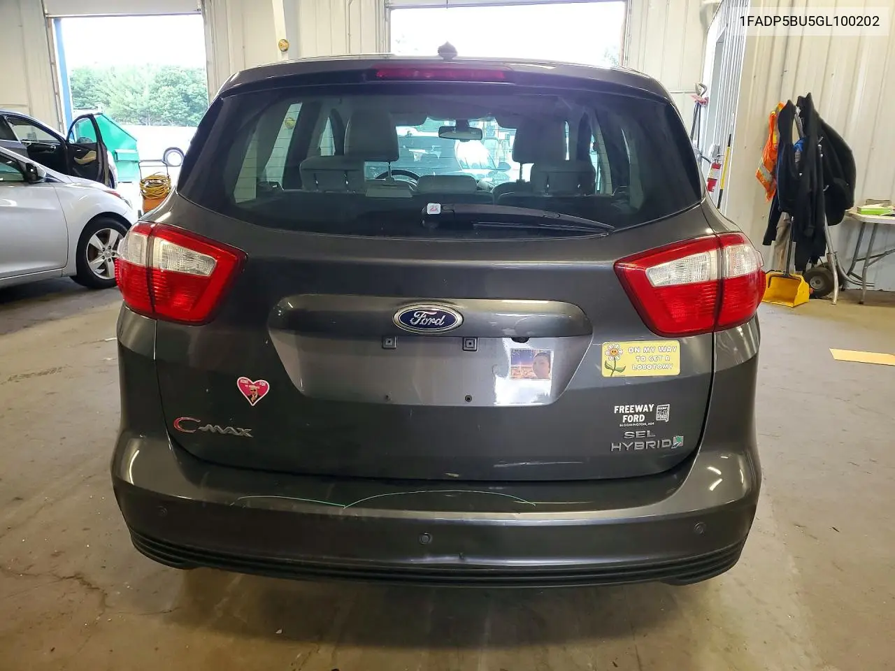 2016 Ford C-Max Sel VIN: 1FADP5BU5GL100202 Lot: 58056476