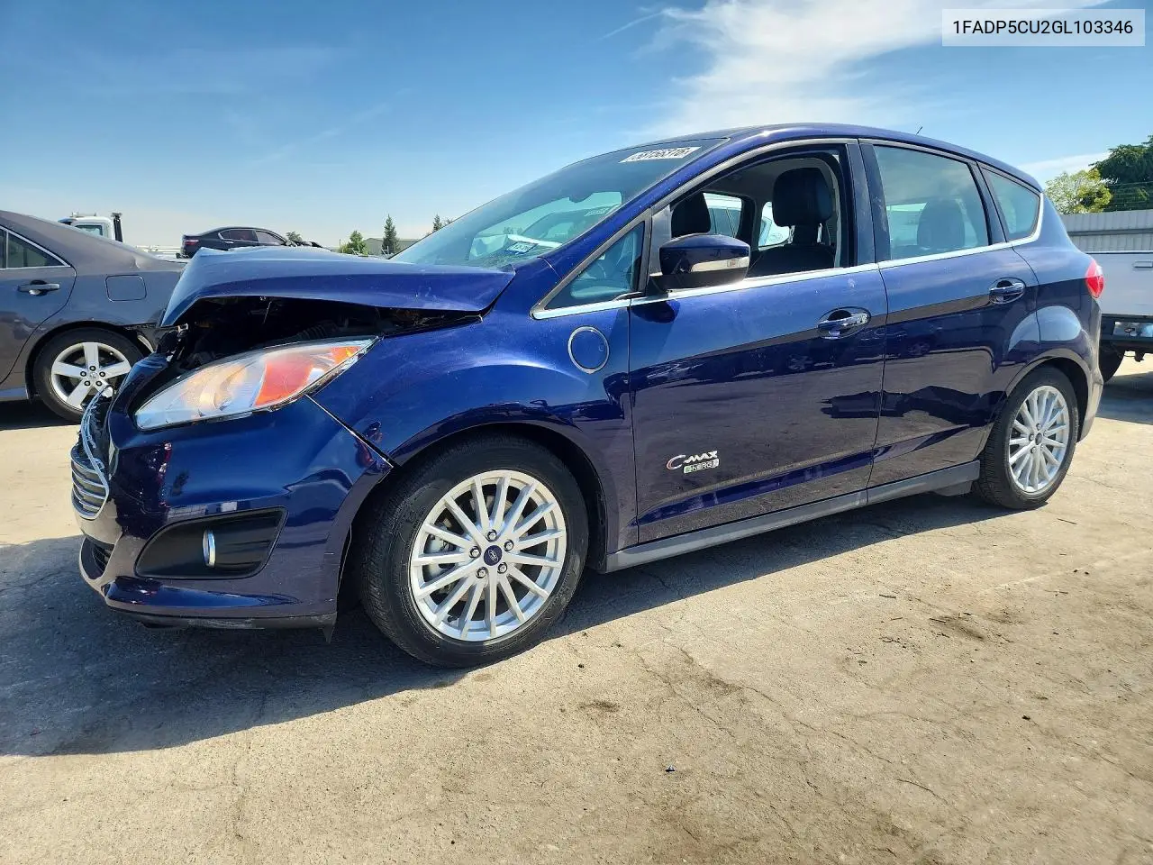 2016 Ford C-Max Premium Sel VIN: 1FADP5CU2GL103346 Lot: 58156316