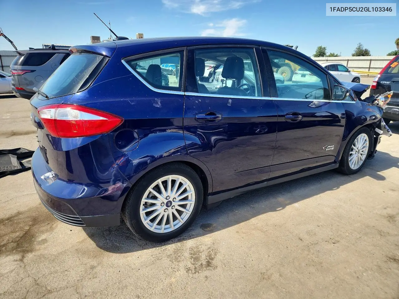 2016 Ford C-Max Premium Sel VIN: 1FADP5CU2GL103346 Lot: 58156316