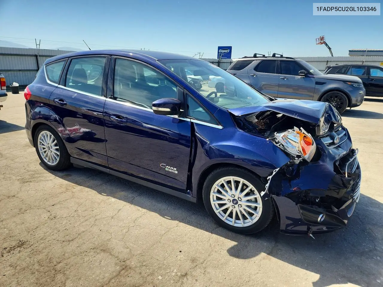 2016 Ford C-Max Premium Sel VIN: 1FADP5CU2GL103346 Lot: 58156316