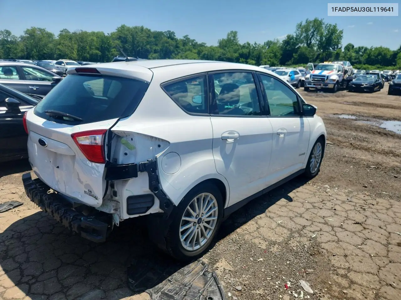 2016 Ford C-Max Se VIN: 1FADP5AU3GL119641 Lot: 58550156
