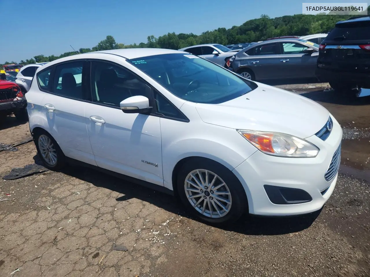 2016 Ford C-Max Se VIN: 1FADP5AU3GL119641 Lot: 58550156