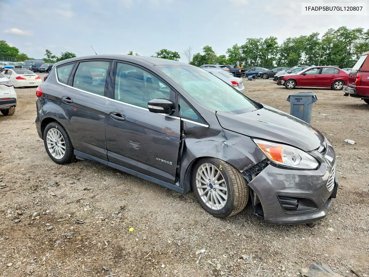 2016 Ford C-Max Sel VIN: 1FADP5BU7GL120807 Lot: 59590936
