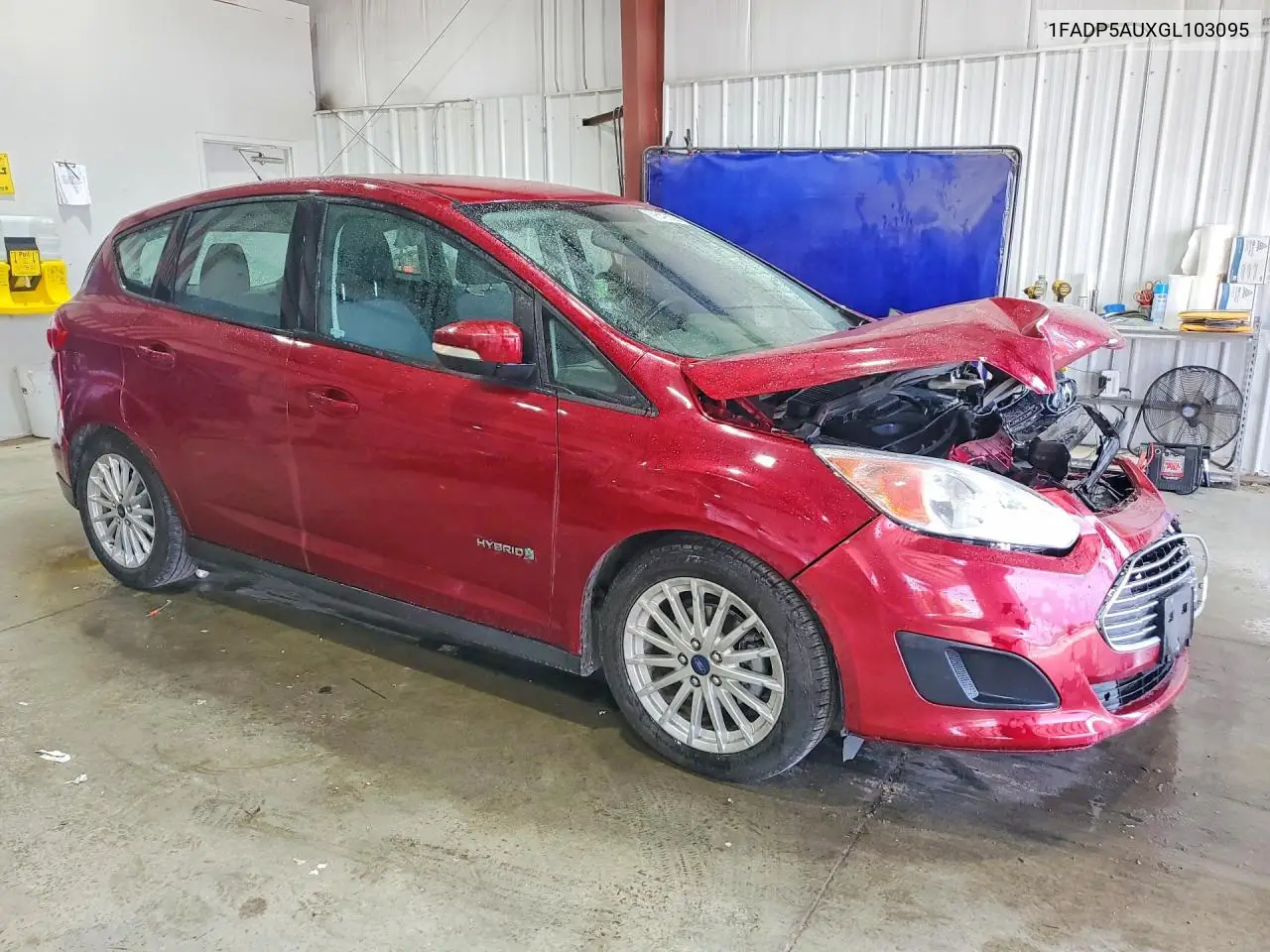 2016 Ford C-Max Se VIN: 1FADP5AUXGL103095 Lot: 59649336
