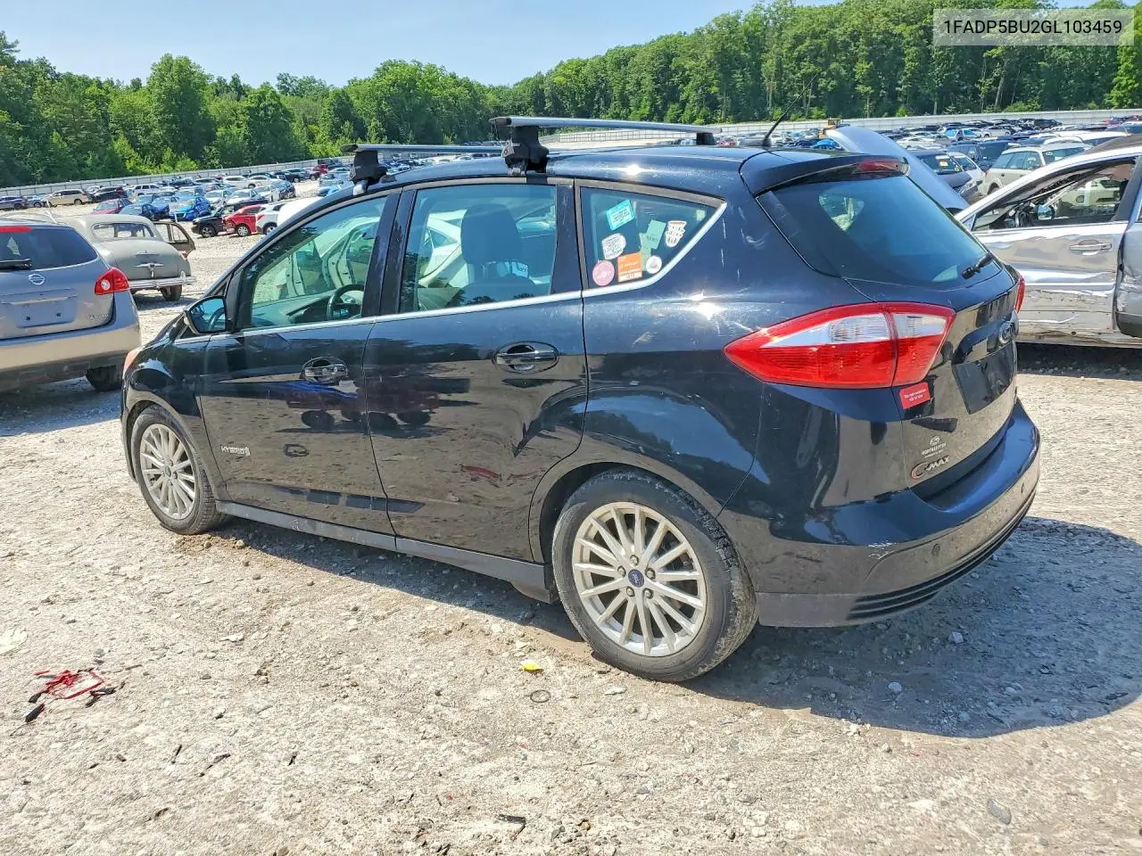 2016 Ford C-Max Sel VIN: 1FADP5BU2GL103459 Lot: 59744636