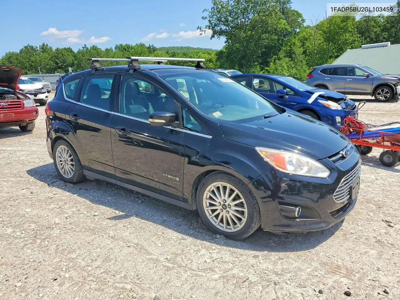 2016 Ford C-Max Sel VIN: 1FADP5BU2GL103459 Lot: 59744636