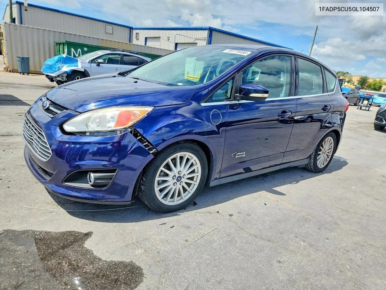 2016 Ford C-Max Premium Sel VIN: 1FADP5CU5GL104507 Lot: 59779486