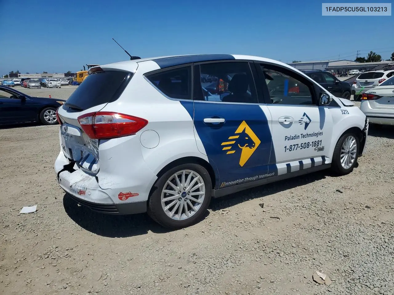 2016 Ford C-Max Premium Sel VIN: 1FADP5CU5GL103213 Lot: 59793826