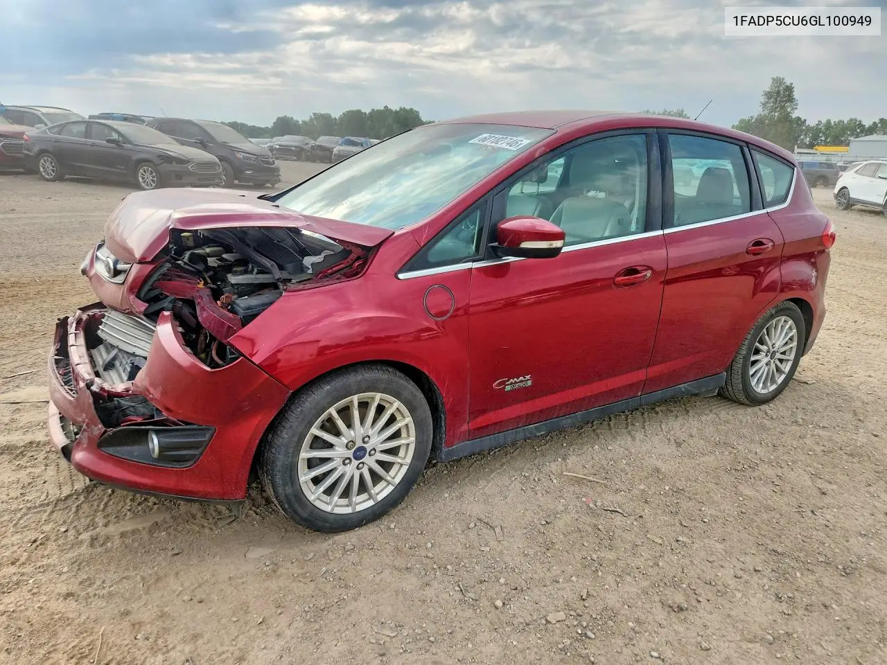 2016 Ford C-Max Premium Sel VIN: 1FADP5CU6GL100949 Lot: 60182746