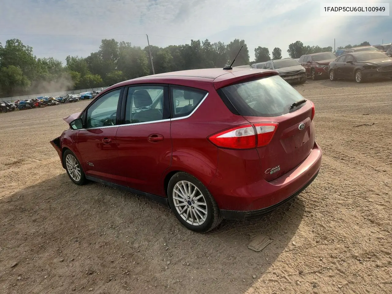 2016 Ford C-Max Premium Sel VIN: 1FADP5CU6GL100949 Lot: 60182746