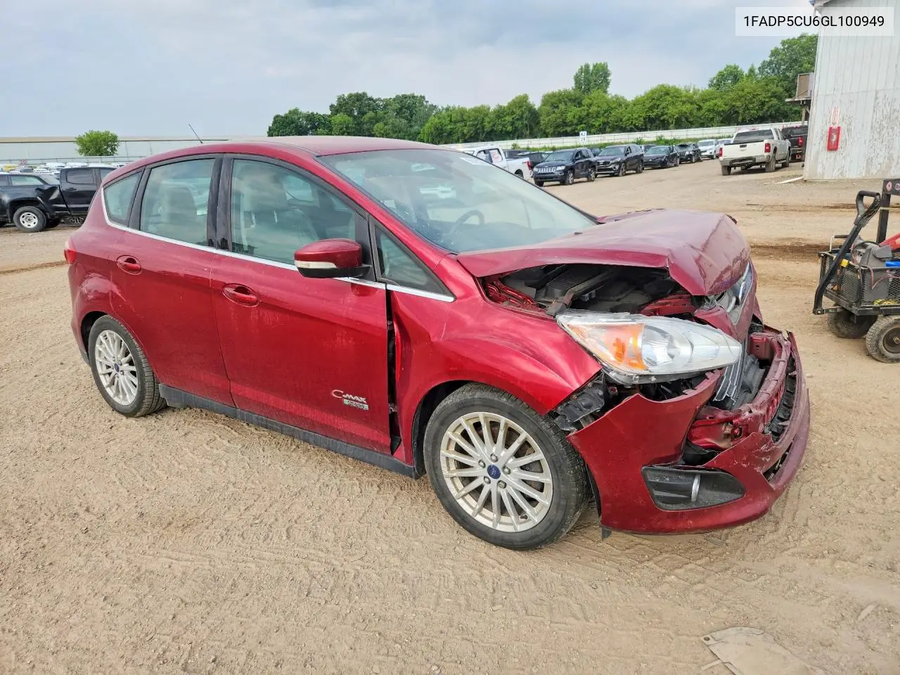 2016 Ford C-Max Premium Sel VIN: 1FADP5CU6GL100949 Lot: 60182746