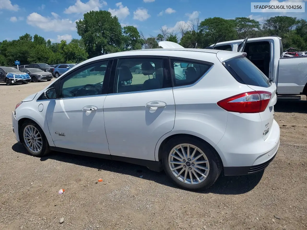 2016 Ford C-Max VIN: 1FADP5CU6GL104256 Lot: 60254946