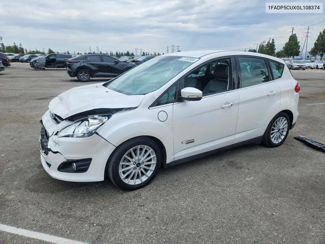 2016 Ford C-Max Premium Sel VIN: 1FADP5CUXGL108374 Lot: 61752886