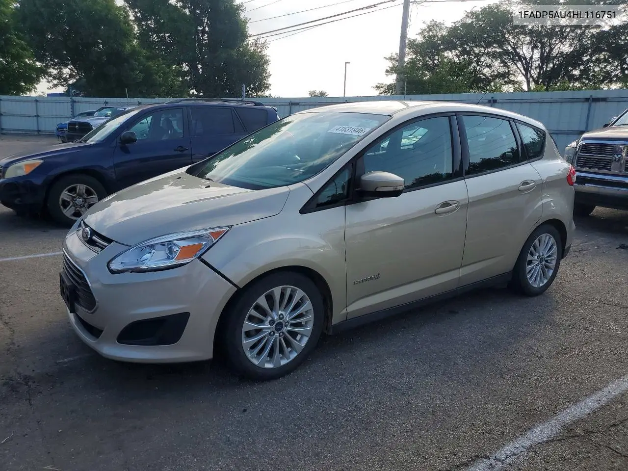 2017 Ford C-Max Se VIN: 1FADP5AU4HL116751 Lot: 41631946
