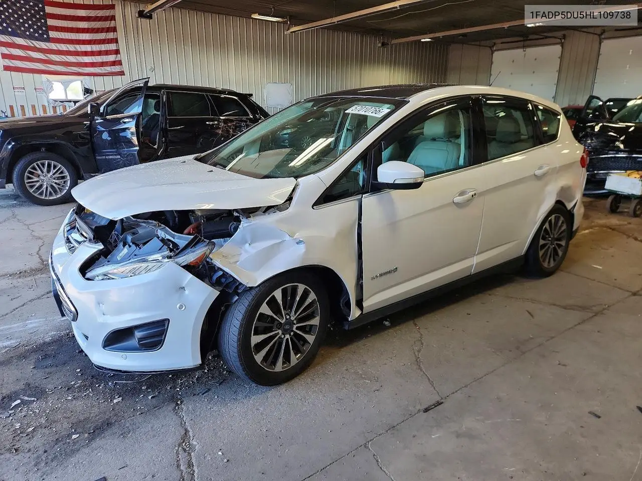 2017 Ford C-Max Titanium VIN: 1FADP5DU5HL109738 Lot: 57010766